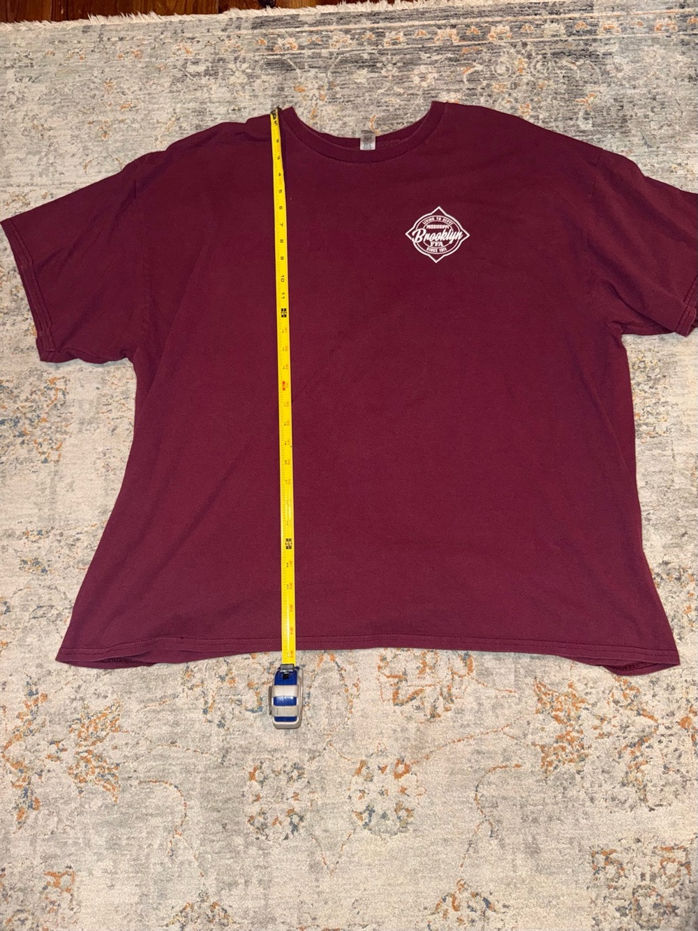 Maroon Men’s 3XL Graphic Tee Brooklyn FFA
